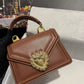 DG Small Devotion Bag In Plain Brown For Women 7.5in/19cm DG