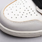 BL - AJ1 gray and white scratch shoes for women