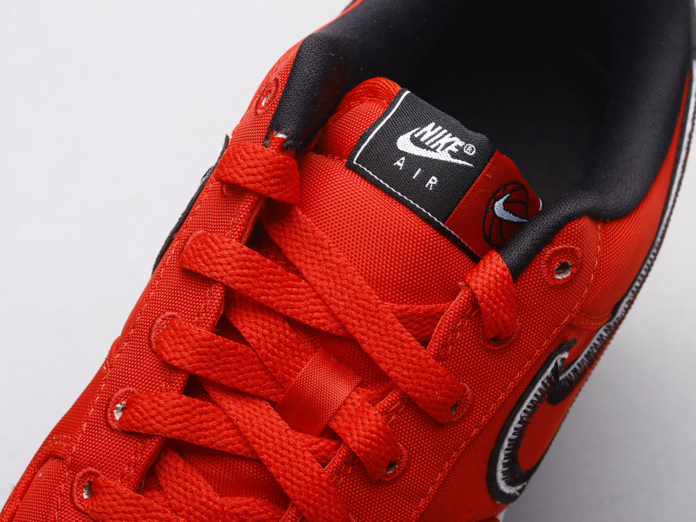 BL - AF1 Reverse Stitch red and white