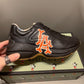 BL-GCI  RHYTON VINTAGE TRAINER LOGO BLACK SNEAKER 144