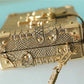 LV Petite Malle High Shiny Alligator By Nicolas Ghesquiere Gold For Women,  Shoulder And Crossbody Bags 7.9in/20cm LV 