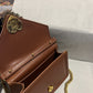 DG Small Devotion Bag In Plain Brown For Women 7.5in/19cm DG