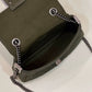 FI Baguette Chain Midi Green FF Fabric Bag For Woman 14.5cm/6in 8BR793AHW5F1F2L