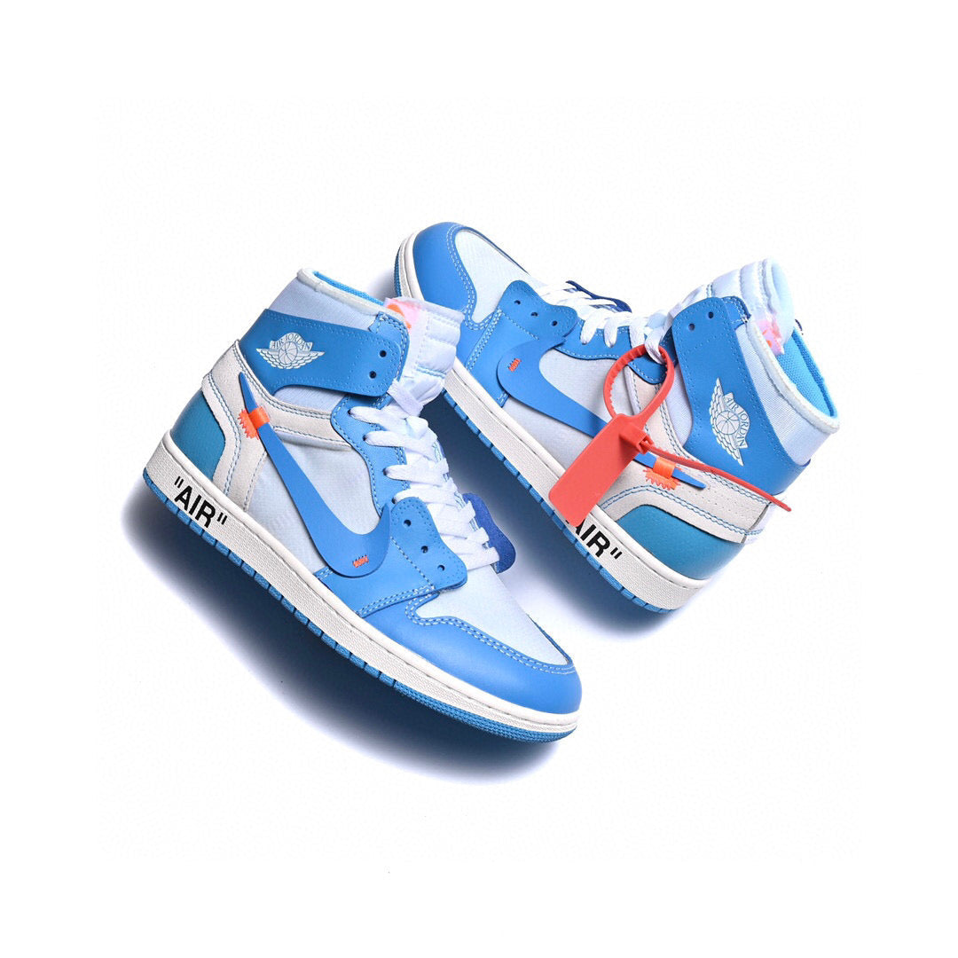 BL - OW x AJ1 High North Carolina Blue