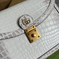 gg Ophidia Small gg Top Handle Bag White For Women, Women’s Bags 9.8in/25cm gg