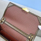 FI Medium Kan U White and Brown Bag For Woman 25cm/10in