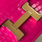 HM Mini Constance Bag Pink For Women Gold Color Hardware 7.1in/18cm