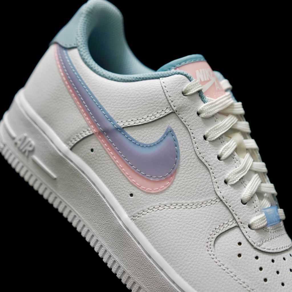 BL - AF1 Blue Pink Double Hook Women's