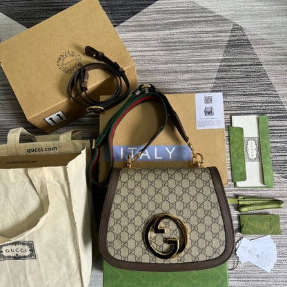 gg Blondie Medium Shoulder Bag Beige For Women, Women’s Bags 11.4in/29cm gg ‎699210 96IWG 8745