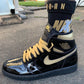 BL - AJ1 High Black Gold