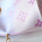 LV Marshmallow PM Hobo Bag In Monogram Canvas For Women 24cm/9.4 Inches Sunrise Pastel LV M46080