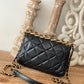 CHL Classic Diamond Flap Bag Black For Women, Women’s Bags 9.1in/23cm
