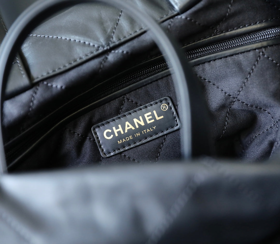 ChanelLarge Chanel22 Backpack Black For Women, Women’s Bags 19.9in/51cm AS3313 B08037 NH627