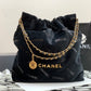 CHL Big CHL 22 Handbag Black For Women, Women’s Bags 18.9in/48cm