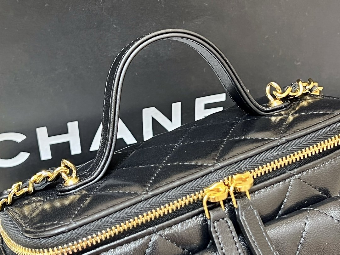 ChanelVanity Bag With Strap Black For Women, Women’s Bags 6.6in/17cm AP3017 B09208 94305