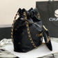 ChanelSmall Chanel22 Handbag Black For Women, Women’s Bags 11.8in/30cm