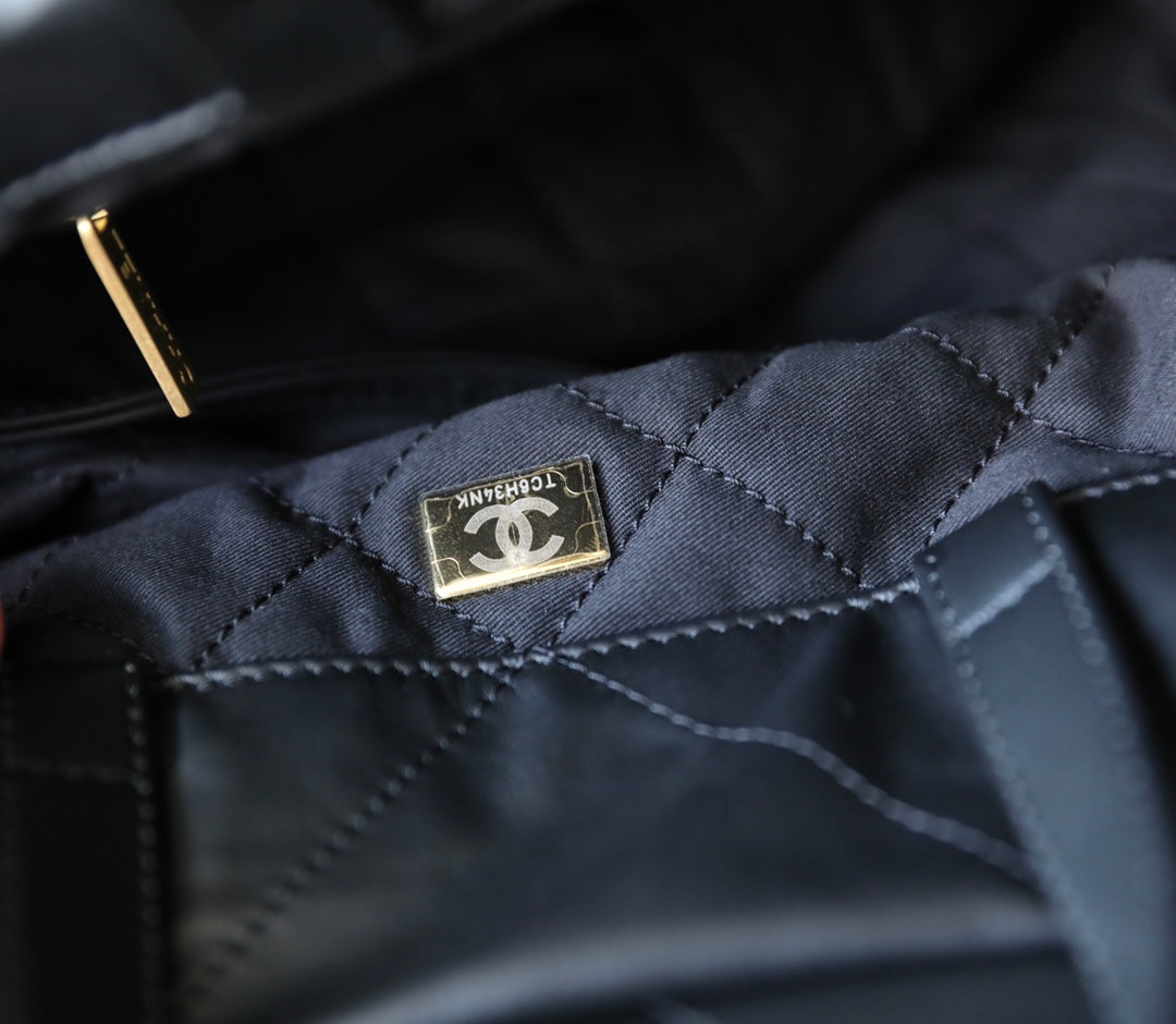 ChanelLarge Chanel22 Backpack Black For Women, Women’s Bags 19.9in/51cm AS3313 B08037 NH627