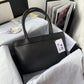 ChanelVintage ChanelOpen Tote Caviar East West Black For Women, Women’s Bags 14.5in/36.9cm