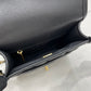 CHL 22K Flap Bag Black For Women, Women’s Bags 8.1in/20.5cm