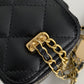 ChanelSmall Vanity With Chain Black For Women, Women’s Bags 4.3in/11cm