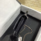 ChanelHand-Held Oblique Cross Bag Black For Women, Women’s Bags 6.7in/19cm