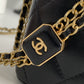 ChanelSmall Vanity With Chain Black For Women, Women’s Bags 4.3in/11cm