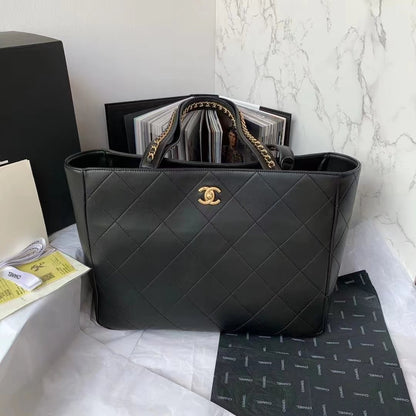 ChanelShopping Bag Black For Women, Women’s Bags 14.4in/37cm AS3508 B08867 94305