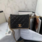 ChanelFlapbag With Chain Black For Women, Women’s Bags 8.3in/21cm