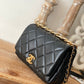 CHL Classic Diamond Flap Bag Black For Women, Women’s Bags 9.1in/23cm