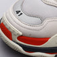 BL - Bla Triple S Gray and Red Sneaker