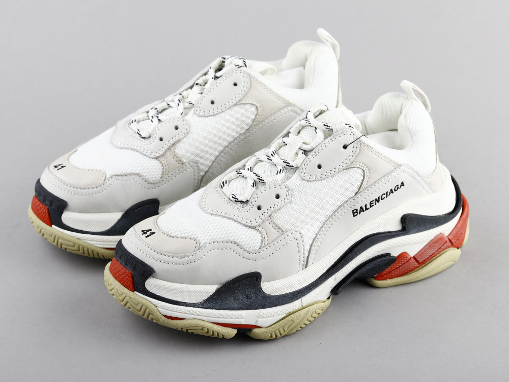 BL - Bla Triple S White Red Sneaker