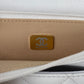ChanelSmall Flap Bag Gold Hardware White For Women, Women’s Handbags, Shoulder Bags 7.5in/19cm AP2840