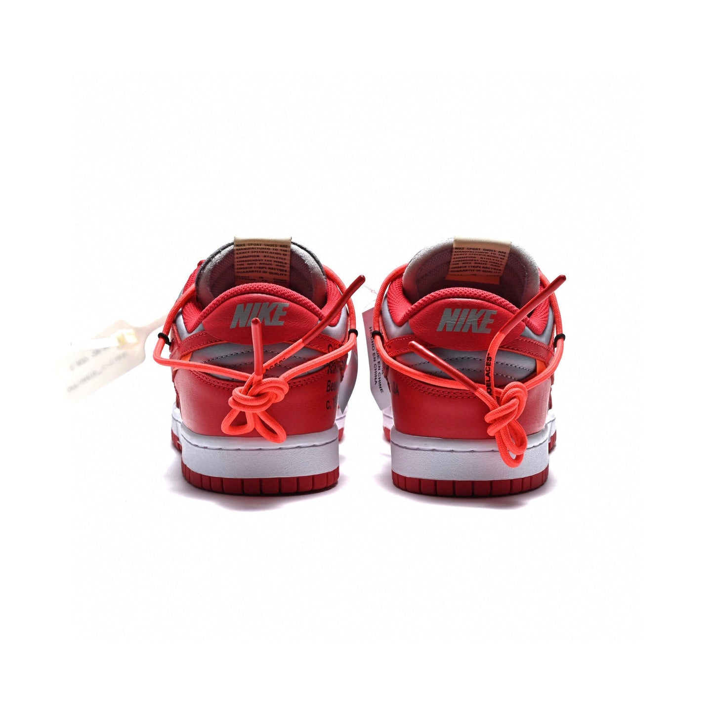 BL - OW x Dunk Silver Red