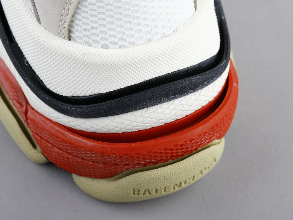 BL - Bla Triple S White Red Sneaker