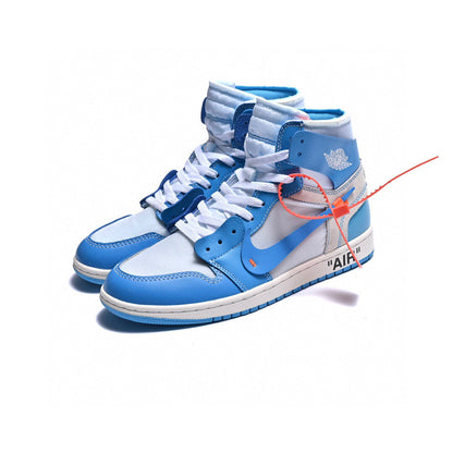 BL - OW x AJ1 High North Carolina Blue