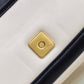 FI Baguette Chain Black and White Bag For Woman 19cm/7.5in