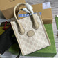 gg Mini Tote Bag With Interlocking G Beige For Women, Women’s Bags 7.8in/20cm gg ‎671623 UULBT 9683