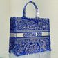 DI Large Book Tote Blue, For Women, Women’s Handbags 16.5in/42cm CD M1286ZRVJ_M808