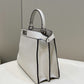 FI Peekaboo ISeeU Medium White For Women, Women’s Handbags, Shoulder Bags 13.1in/33.5cm FF
