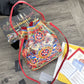 DG Print Crespo Bucket Bag Multicolor With Branded Plate For Women DG Bag