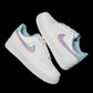 BL - AF1 Blue Pink Double Hook Women's