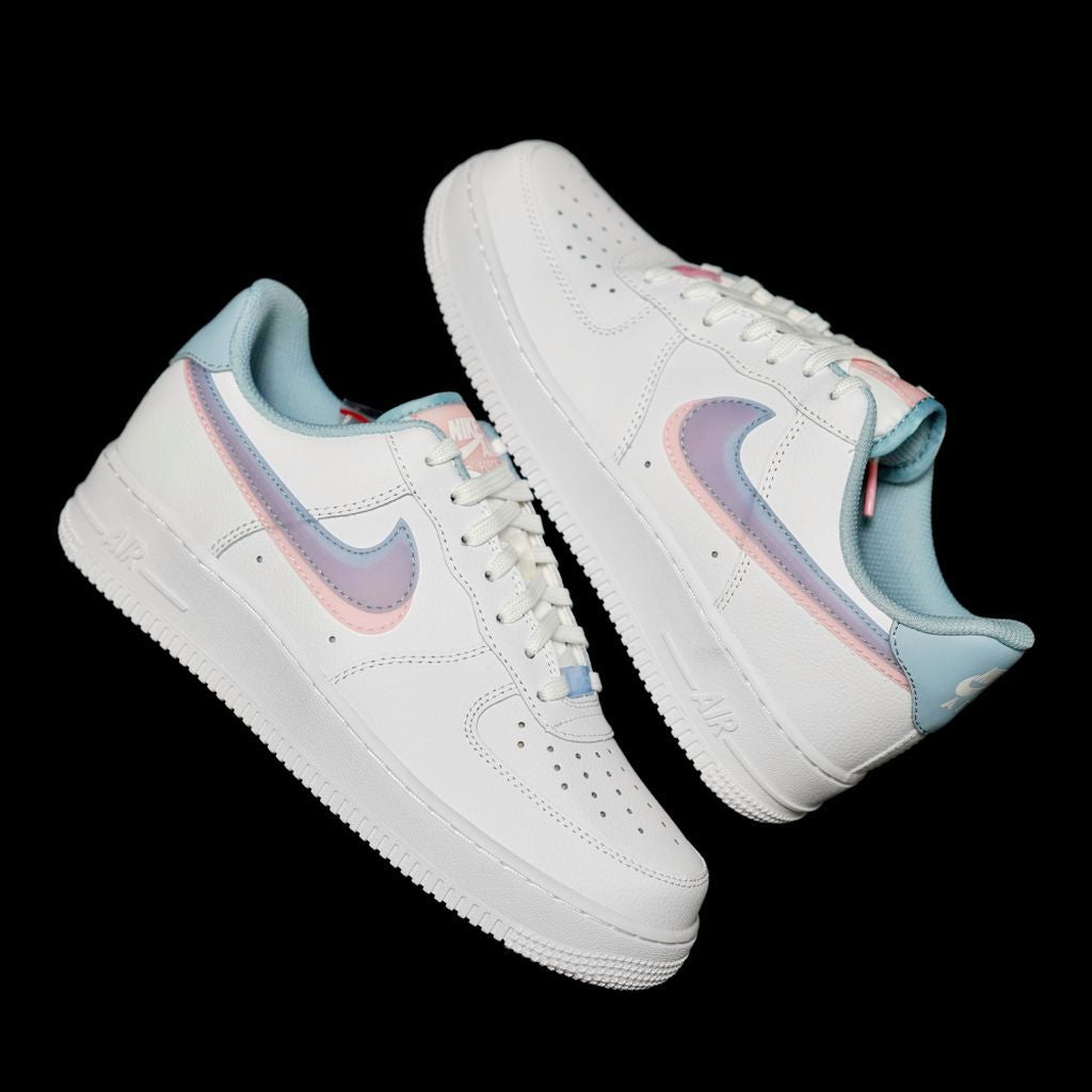 BL - AF1 Blue Pink Double Hook Women's