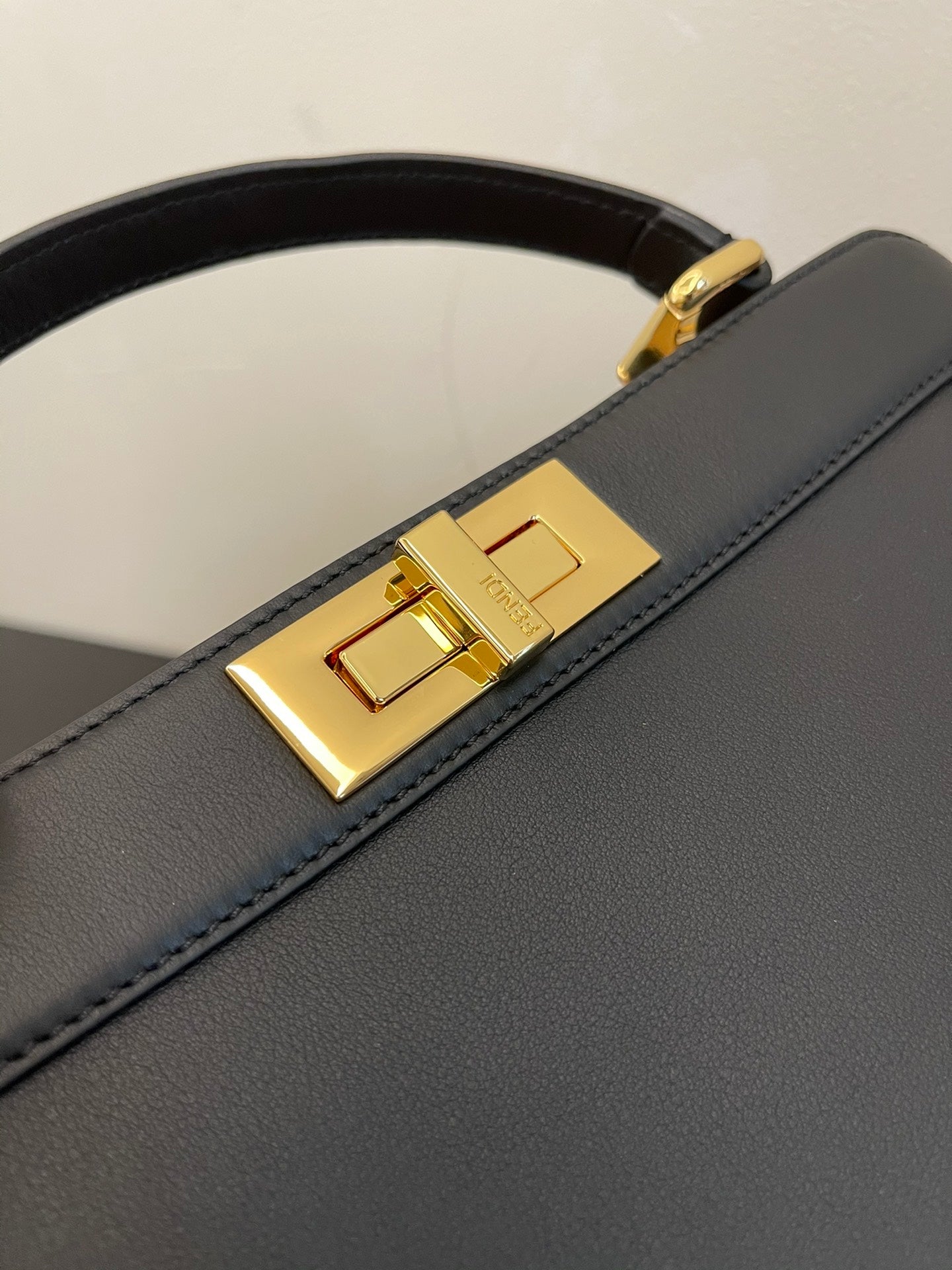 FI Peekaboo ISeeU Petite Black Small Bag For Woman 20cm/8in