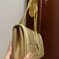 DG Large Devotion Bag In Quilted Nappa Gold For Women 10in/26cm DG