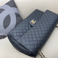 Chanel CoCo LuGucciage Gold Toned Hardware 46cm Black For Women