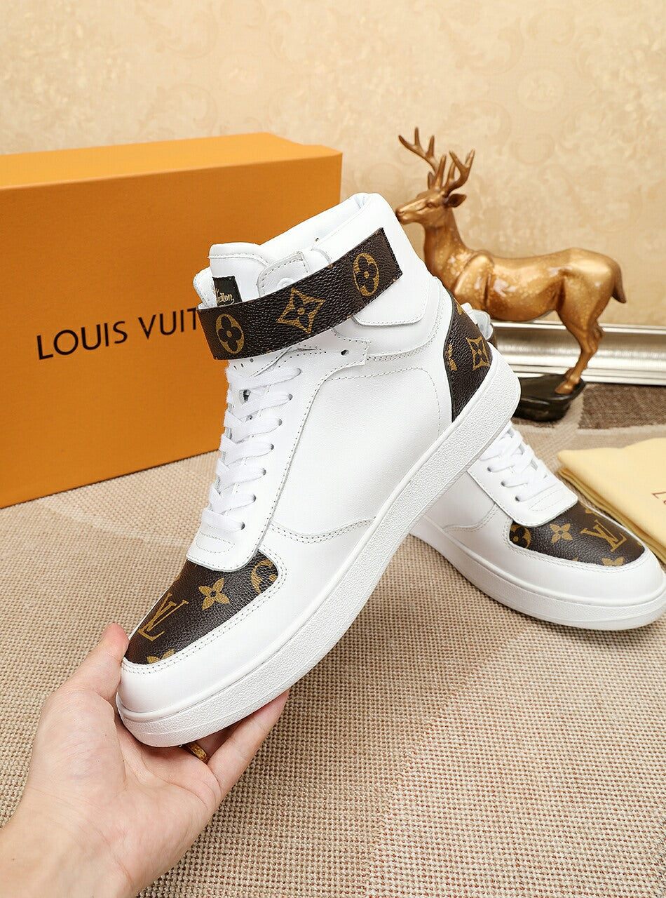 BL - LUV Bombox Boot White and Brown Sneaker
