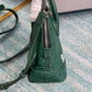 Balen Ville Mini Handbag In Dark Green, For Women,  Bags 4.7in/12cm