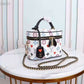 LV Vanity PM Bag Game On Monogram Canvas White By Nicolas Ghesquiere For Women, Women’s Handbags, Shoulder And Crossbody 7.5in/19cm LV M57458