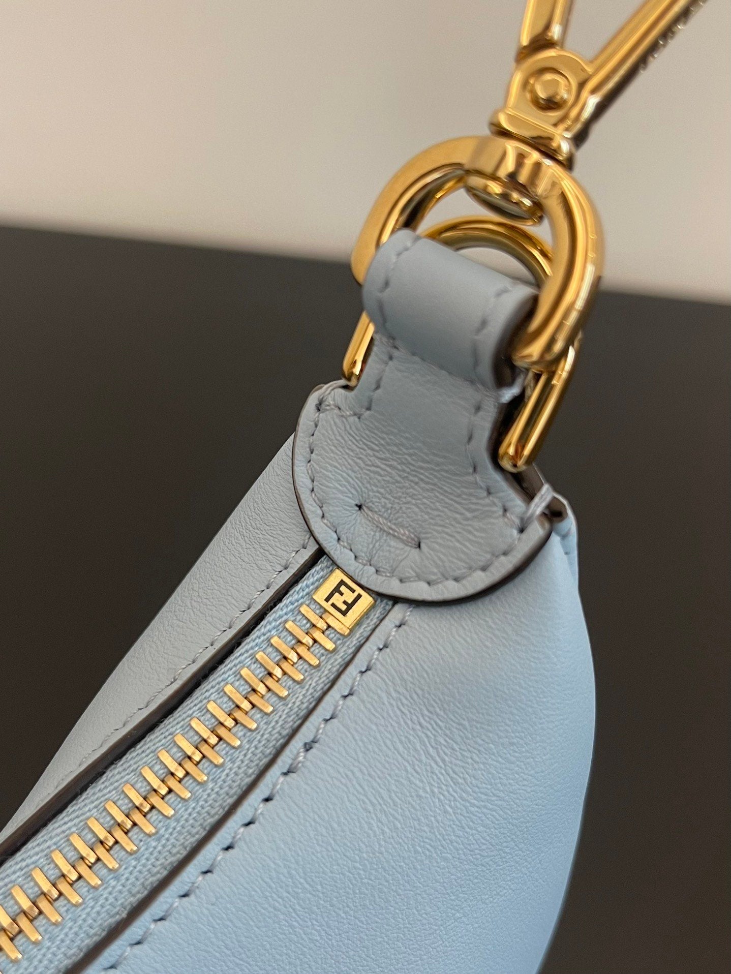 FI Nano FIgraphy Blue For Women, Women’s HandBags 6.7in/17cm FF 7AS089