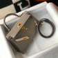 HM Kelly 19 Grey With Gold Toned Hardware Bag For Women, Handbags, Shoulder Bags 7.5in/19cm